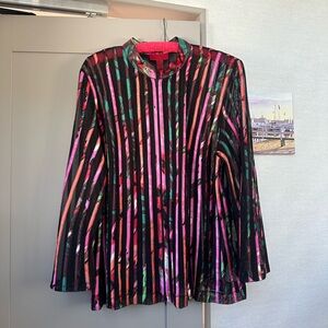 Colorful Striped Women's Top